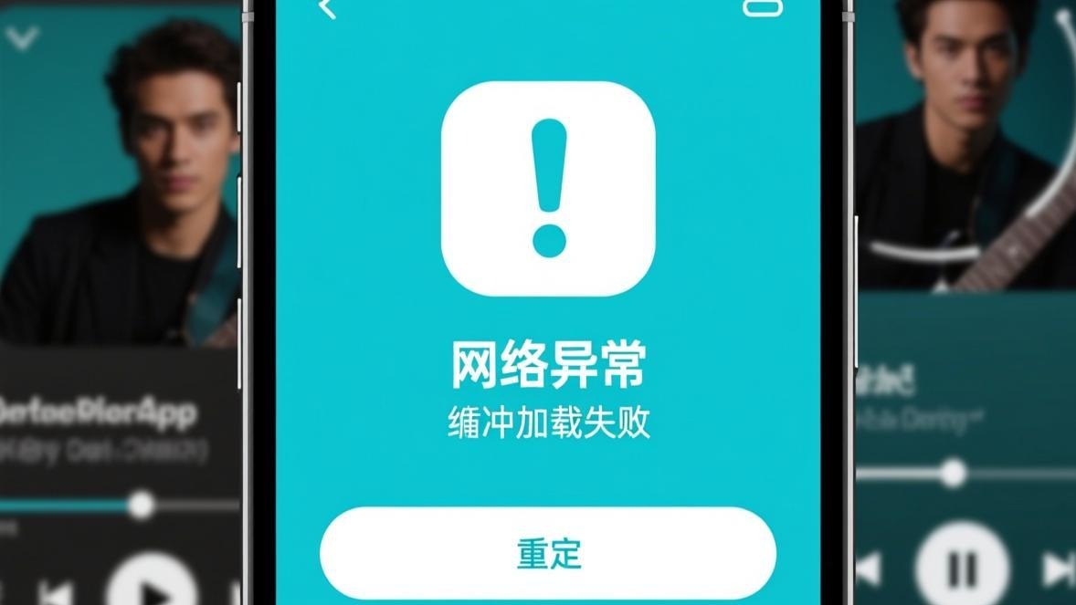 汽水音乐播放失败网络异常错误提示界面