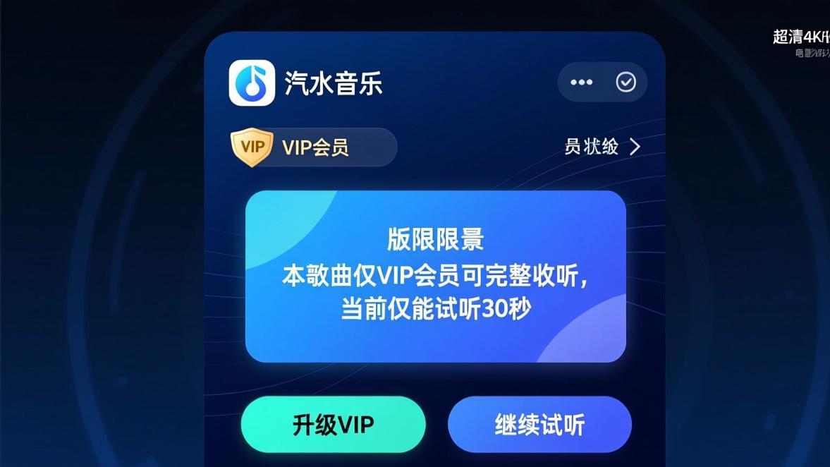 汽水音乐加载超时和网络问题排查界面