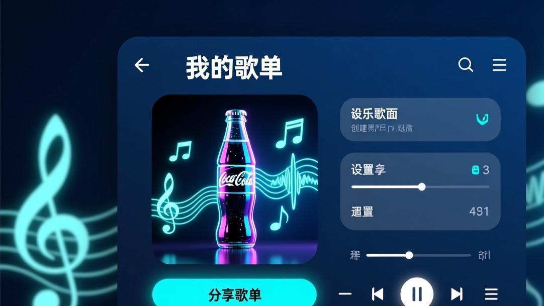 汽水音乐歌单批量管理和排序操作界面