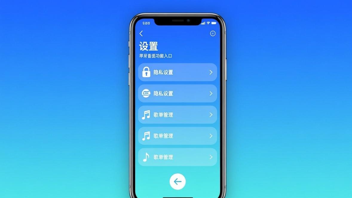 汽水音乐App设置页面和功能入口