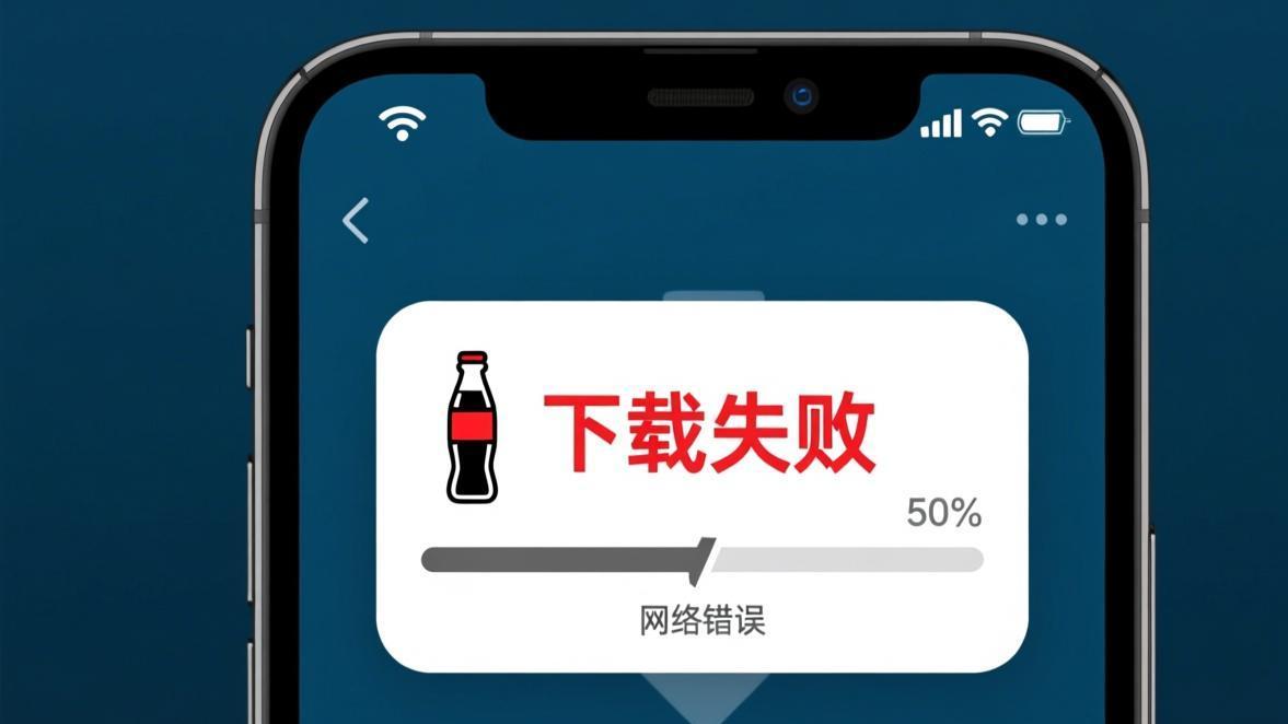 汽水音乐下载失败和网络错误提示