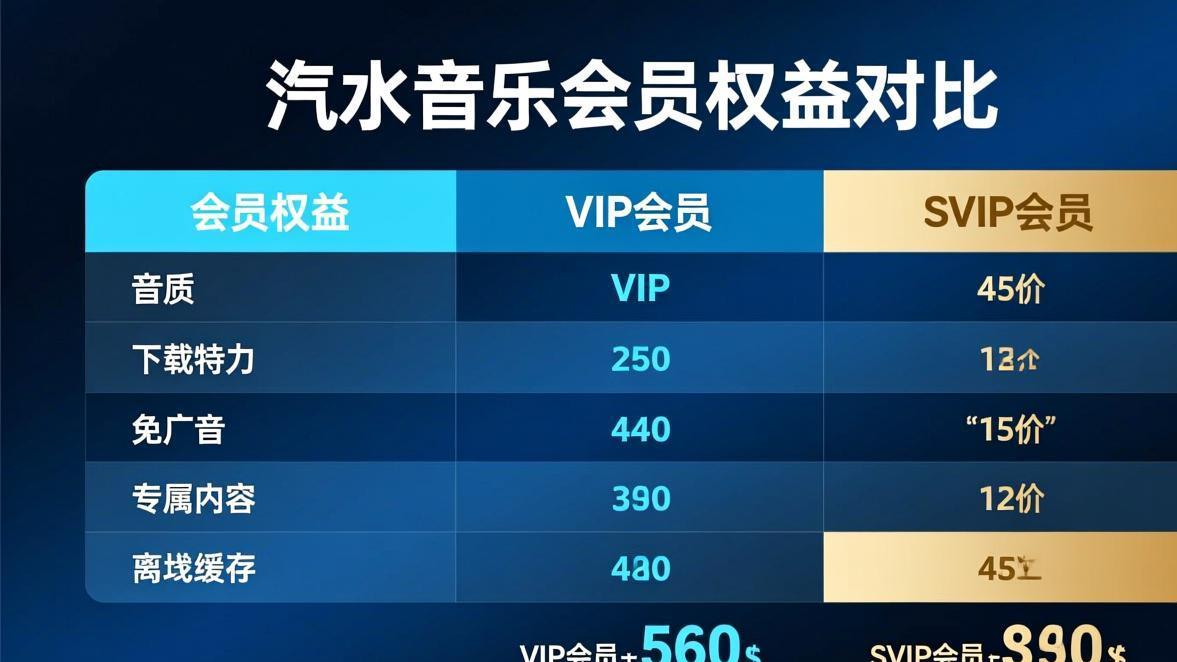 汽水音乐VIP开通后仍显示免费用户状态界面