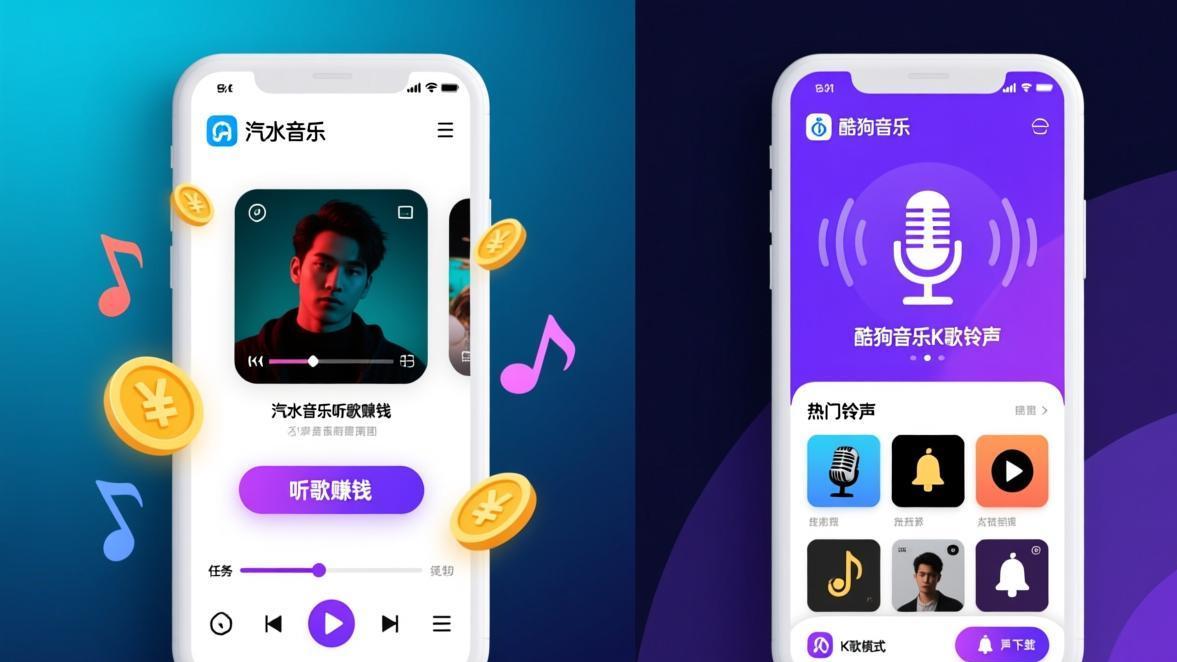 汽水音乐和酷狗音乐功能特色和用户场景对比