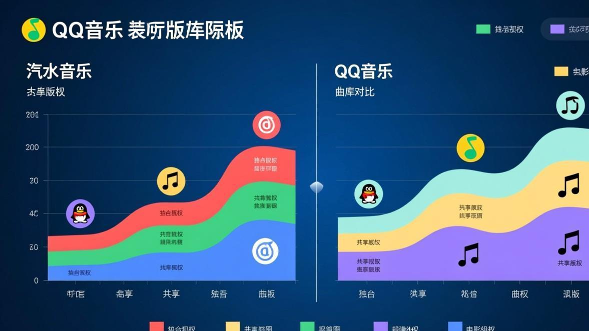 汽水音乐和QQ音乐版权与曲库差异分析对比