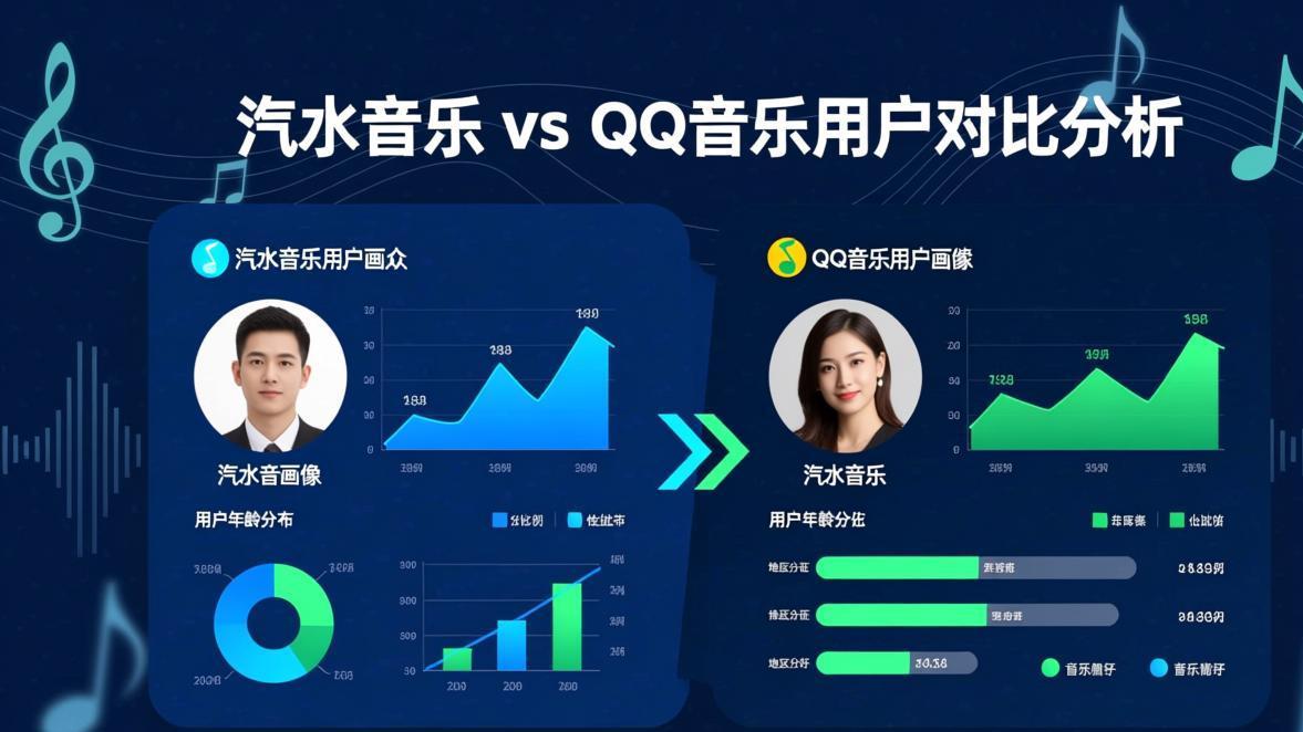 汽水音乐和QQ音乐适合人群分析对比